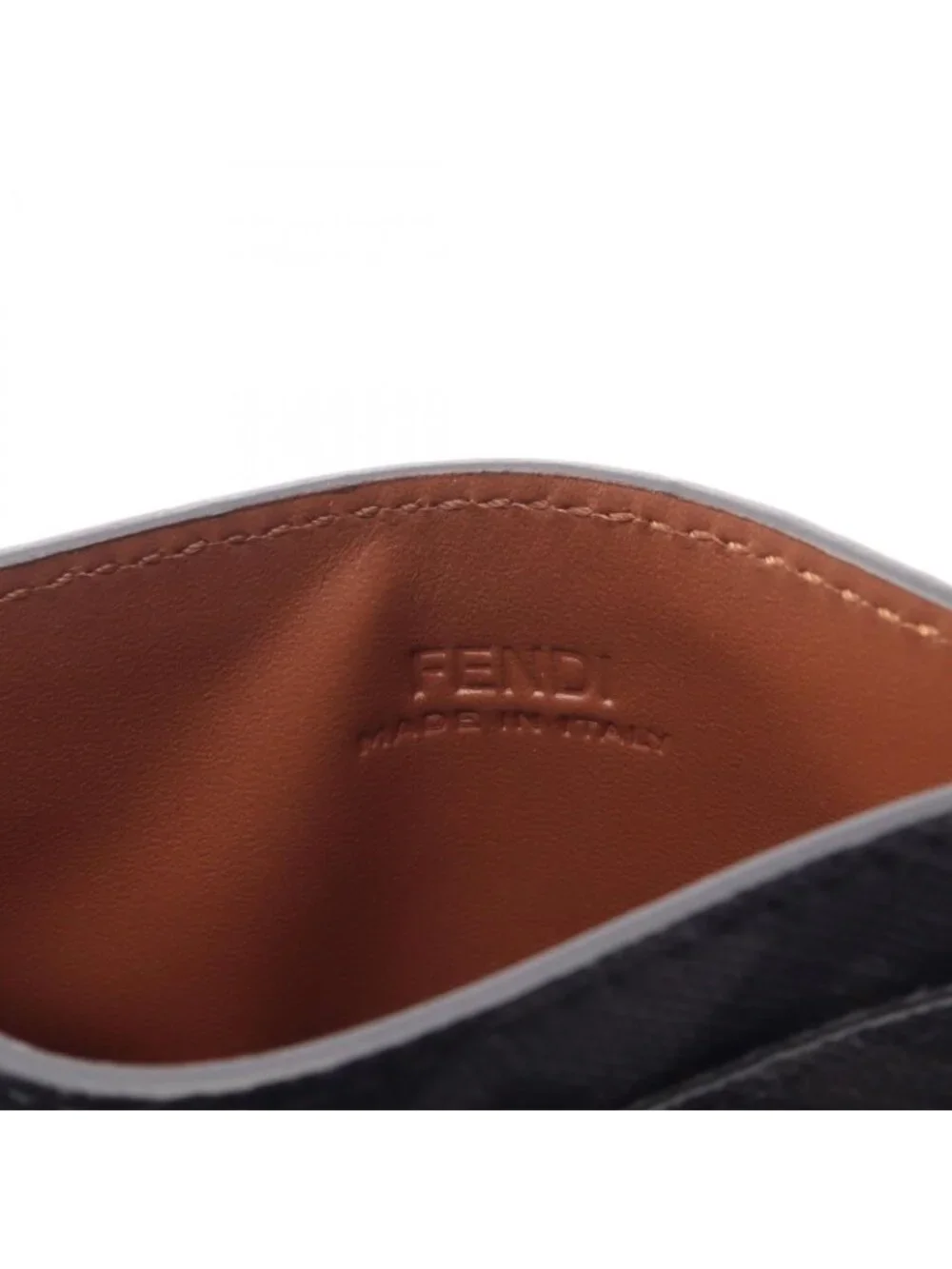 Fendi Card Case FF Square Leather